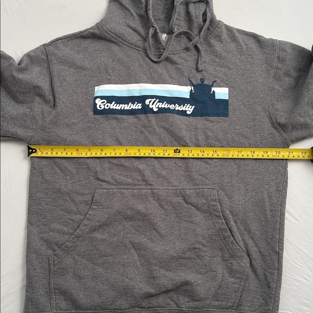 Uscape Apparal Columbia University gray and blue collegiate hoodie sweatshirt M - Picture 4 of 8